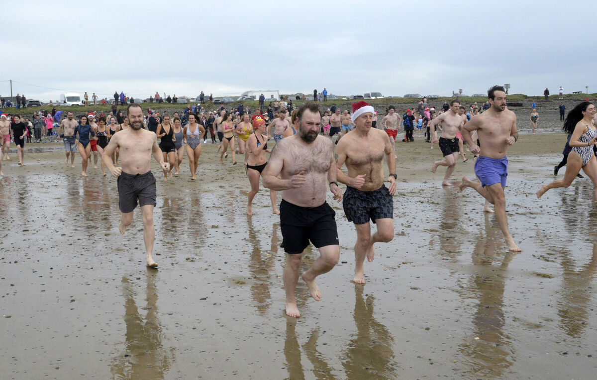  Christmas Morning at Garretstown Beach. Picture: Denis Boyle