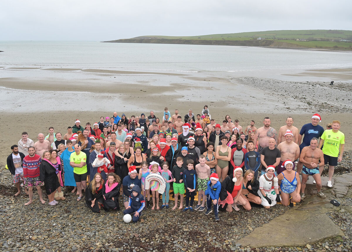 The 48th annual swim in Broadstrand in Courtmacsherry. Picture: Martin Walsh