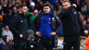 <p>FEELING BLUE: Mauricio Pochettino said Chelsea are falling short of his expectations (Nick Potts/PA)</p>