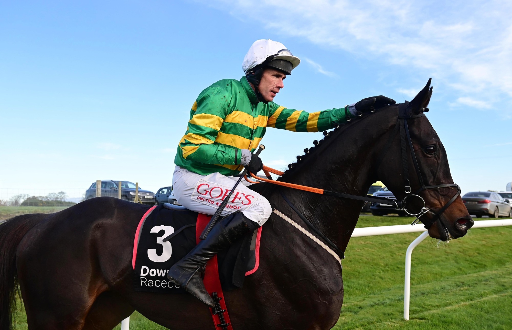 Down Memory Lane & Derek O'Connor win the Tayto Maiden Hurdle. Pic: HEALY RACING
