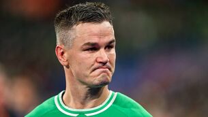 <p>ENDGAME: Jonathan Sexton of Ireland after his side's defeat in the 2023 Rugby World Cup quarter-final match between Ireland and New Zealand at the Stade de France in Paris, France. Photo by Brendan Moran/Sportsfile</p>