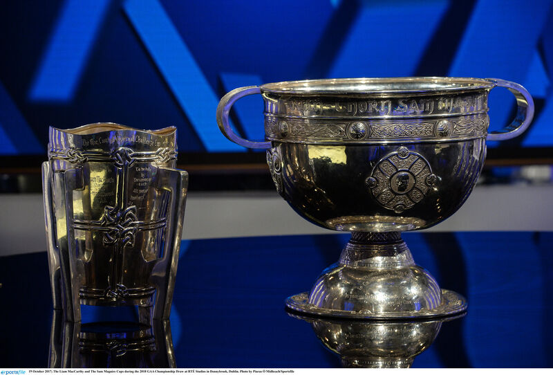 The Liam MacCarthy and The Sam Maguire Cups. Picture: Piaras Ó Mídheach/Sportsfile