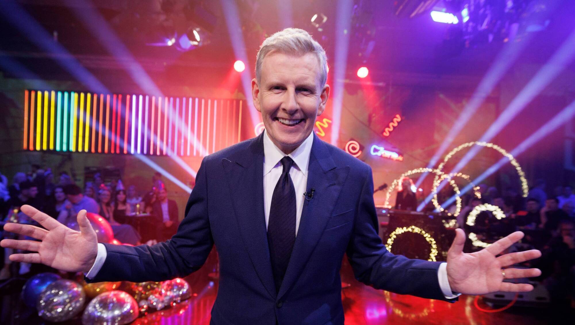 Host Patrick Kielty pictured at The Late Late New Year Special. Pictures: Andres Poveda