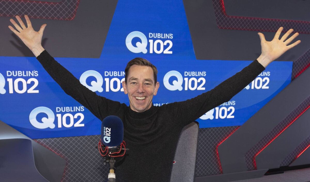 Ryan Tubridy at Dublin's Q102 studios.