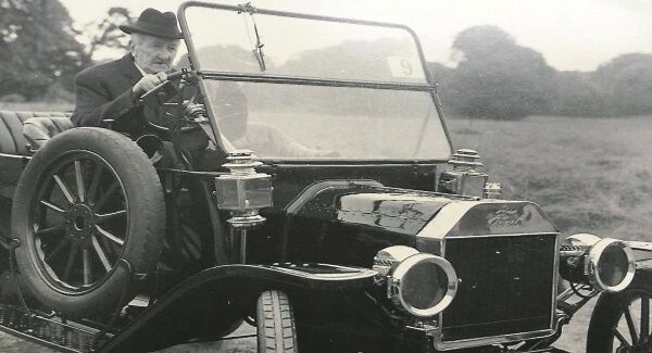 Chappie Bourke, Ford Main Dealer for Westport in Model T. Chappie Bourke, Ford Main Dealer for Westport in Model T.