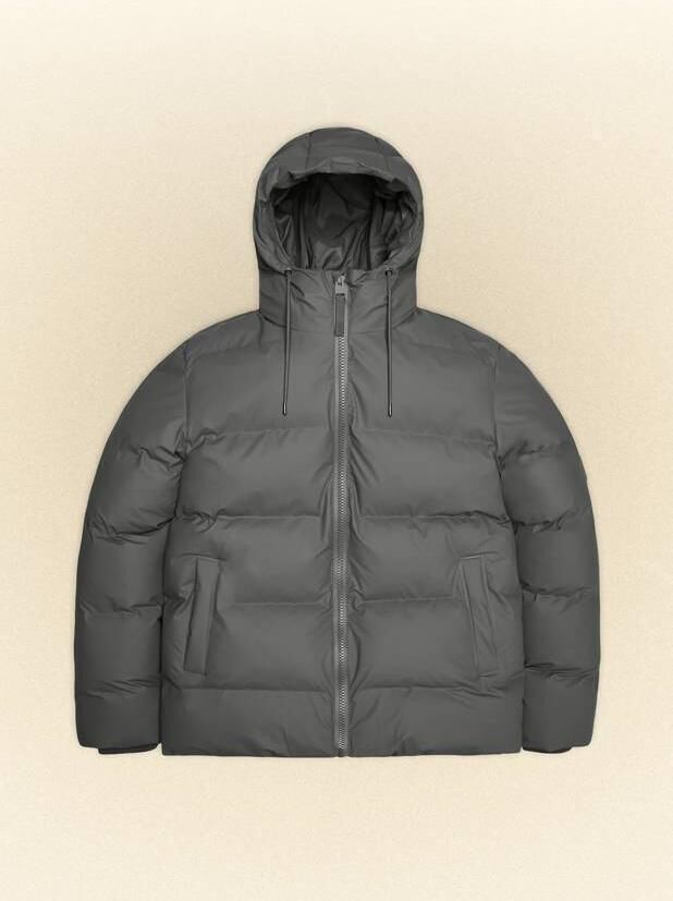 'Alta' puffer jacket, Rains, €340 'Alta' puffer jacket, Rains, €340