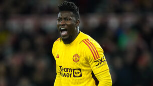 <p>Manchester United are set to have Andre Onana for their home match against Tottenham. Pic: Bradley Collyer/PA</p>