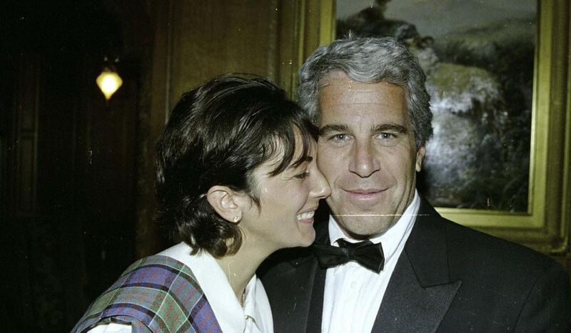 Undated handout file photo issued by US Department of Justice of Ghislaine Maxwell with Jeffrey Epstein, which was shown to the court during the sex trafficking trial of Maxwell in the Southern District of New York. 