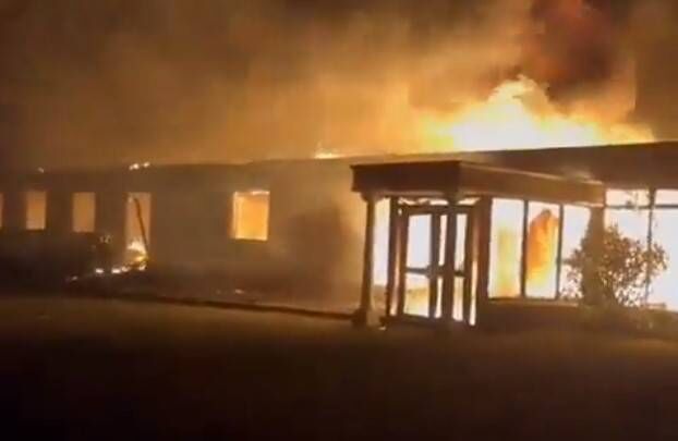 It is unclear whether it was the 'pressure' of an upcoming election which prompted two Fianna Fáil councillors in Galway to let rip in the wake of the arson attack on the Ross Lake Hotel. Picture: Twitter/X It is unclear whether it was the 'pressure' of an upcoming election which prompted two Fianna Fáil councillors in Galway to let rip in the wake of the arson attack on the Ross Lake Hotel. Picture: Twitter/X