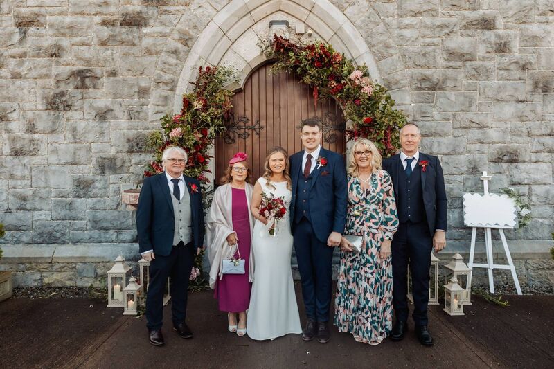 Noreen Looney and Niall Drumm with Mary and Ger Looney and Breda and Chris Drumm.