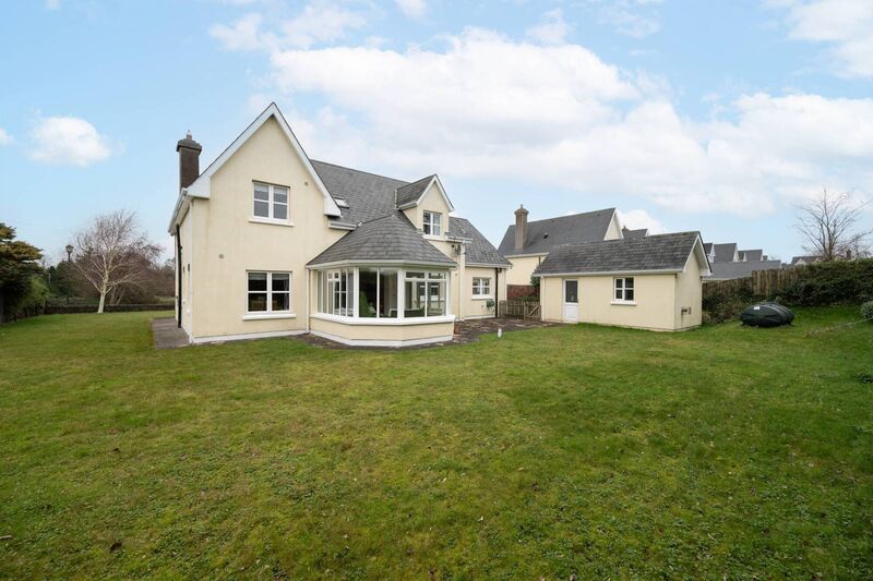 Separate garage Picture: John Roche