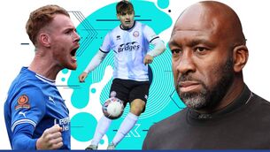 <p>FA CUP THIRD ROUND: Huddersfield manager Darren Moore, Chesterfield’s Tom Naylor, Aldershot’s Josh Stokes.</p>