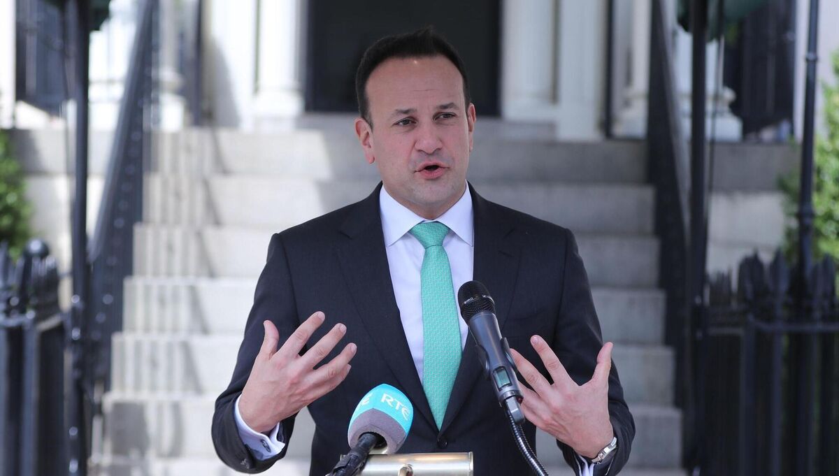 Taoiseach Leo Varadkar at Blair House, Washington DC, USA, discussing the coronavirus crisis during a press conference on March 12, 2020. Picture: Niall Carson/PA Taoiseach Leo Varadkar at Blair House, Washington DC, USA, discussing the coronavirus crisis during a press conference on March 12, 2020. Picture: Niall Carson/PA