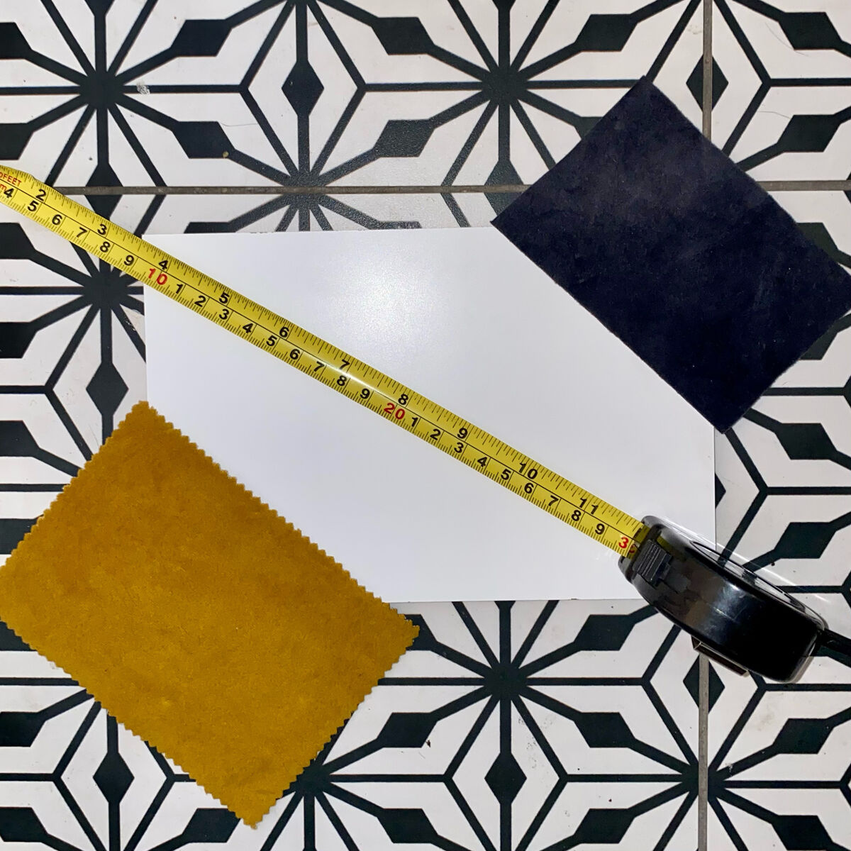 Bring samples with you to check against potential purchases.