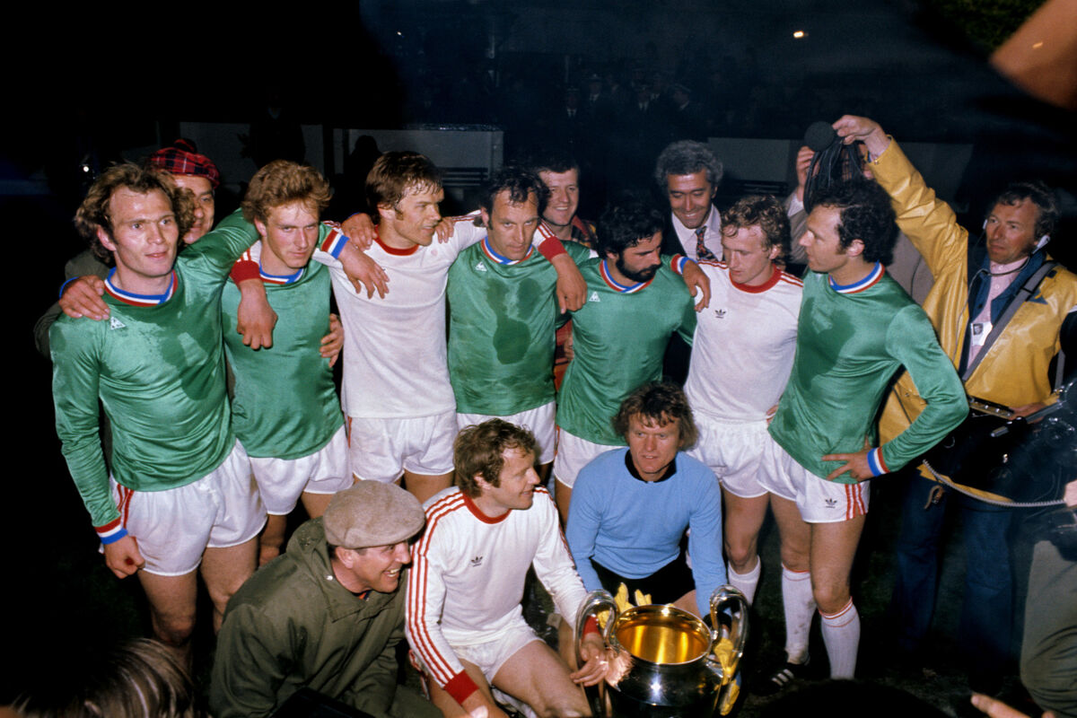 File photo dated 12-05-1976 of Franz Beckenbauer with Bayern Munich.  Photo: PA Photos/PA Wire.