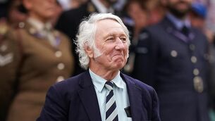 <p>Rugby legend JPR Williams in the royal box on day six of the 2023 Wimbledon Championships.</p>