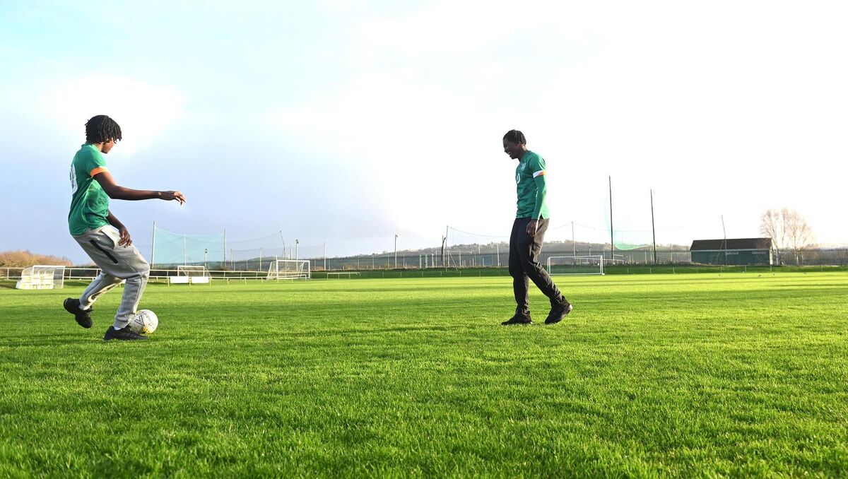 Franco is playing at Crystal Palace and Jaden was a recent signing for Cork City FC. 