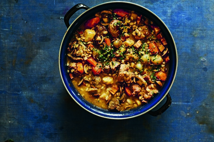 Lamb & Pearl Barley Stew with Gremolata