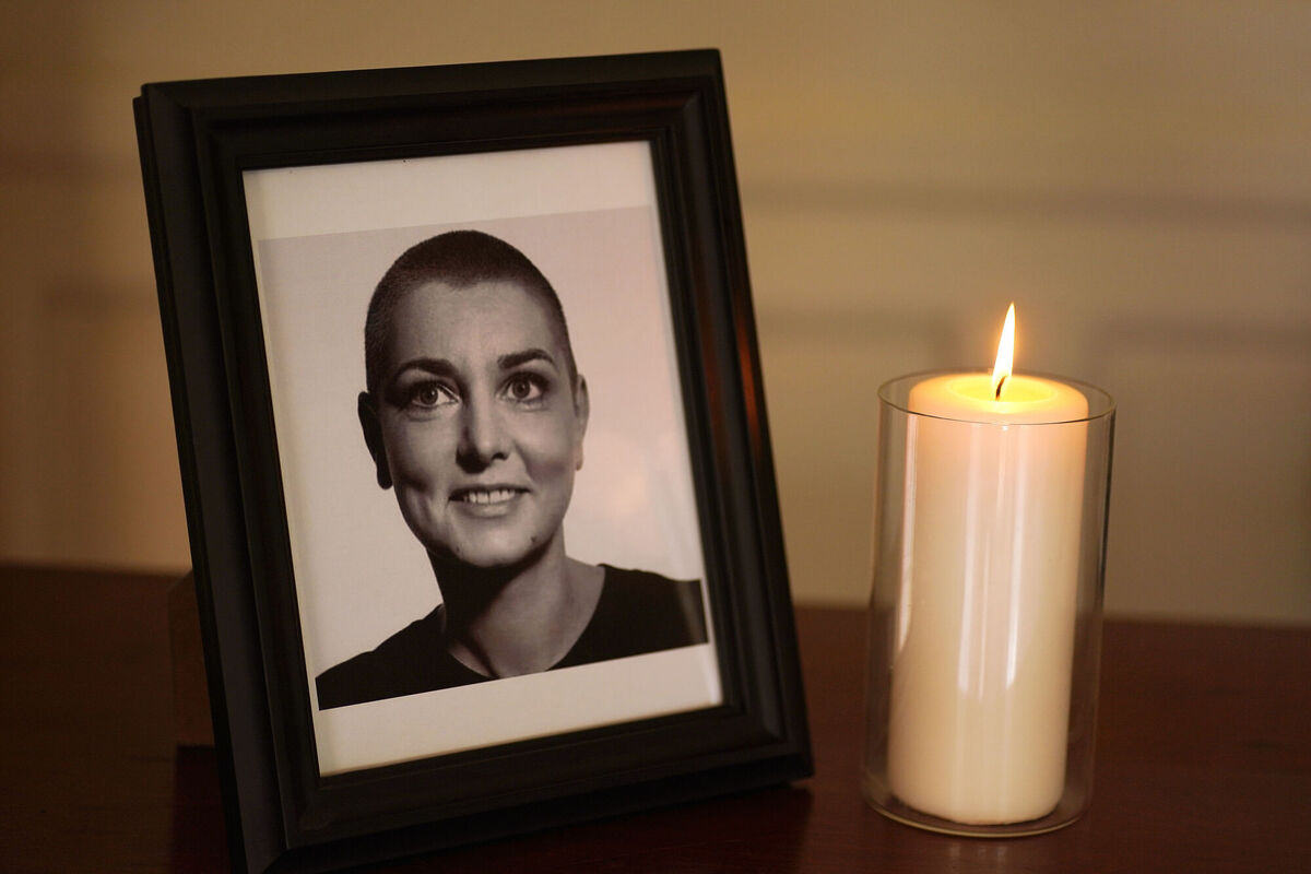 A photo of Sinead O'Connor at the Mansion House in Dublin where a book of condolence was opened last year following her death at the age of 56. Photo credit should read: Brian Lawless/PA Wire A photo of Sinead O'Connor at the Mansion House in Dublin where a book of condolence was opened last year following her death at the age of 56. Photo credit should read: Brian Lawless/PA Wire