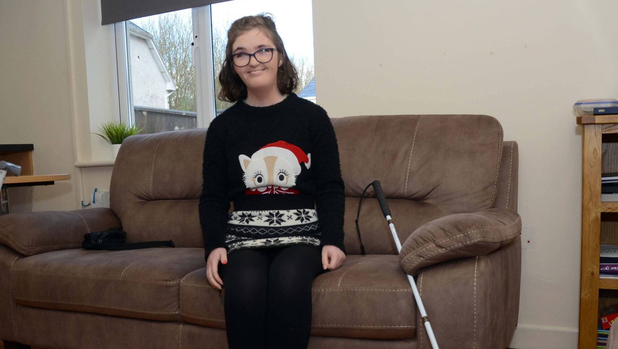 Dog foul, badly parked cars and wheelie bins: Getting around is no joke for visually impaired Róisín