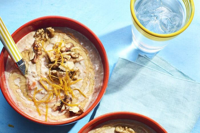 Nathan Anthony’s slow cooker carrot cake overnight oats