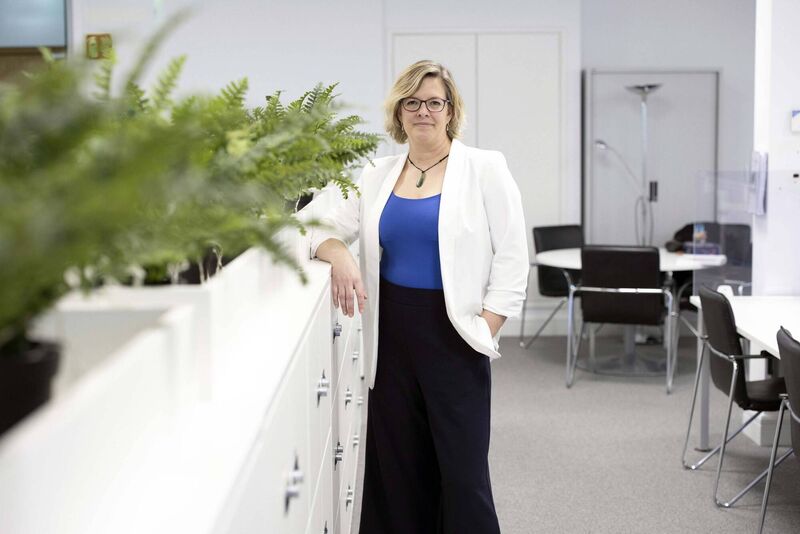 Dr Alison Winger, newly appointed GM, at the Novozymes Ireland office at the Airport Business Park, Cork. Photo: Clare Keogh