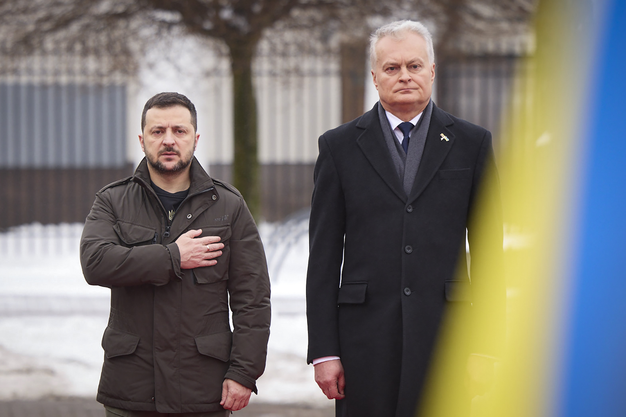 Ukraine’s Zelenskyy seeking air defence help on visit to Baltic nations