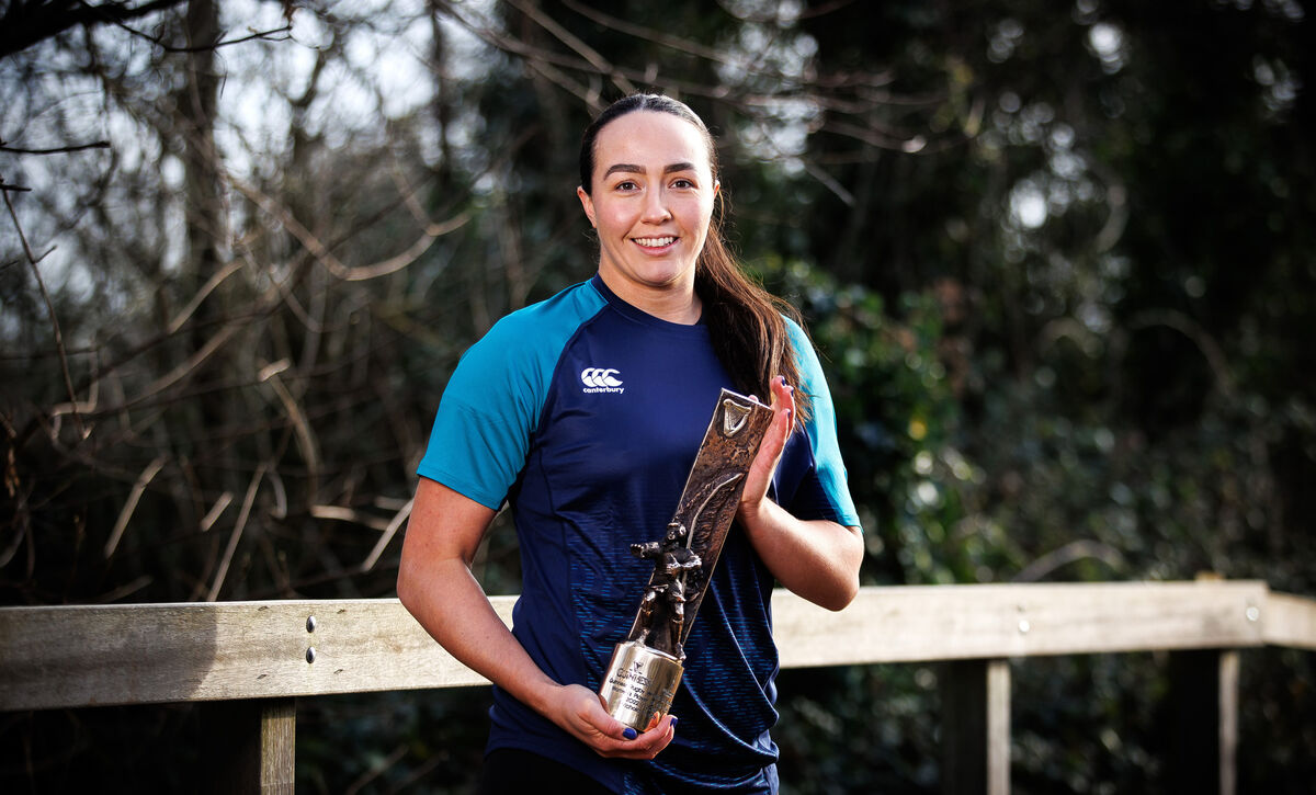 WRAPPED UP IN STYLE: Former Ireland Women’s Captain, Nichola Fryday, who was awarded the Guinness Rugby Writers of Ireland Women’s XV’s Player of The Year. Pic: Ben Brady, Inpho WRAPPED UP IN STYLE: Former Ireland Women’s Captain, Nichola Fryday, who was awarded the Guinness Rugby Writers of Ireland Women’s XV’s Player of The Year. Pic: Ben Brady, Inpho
