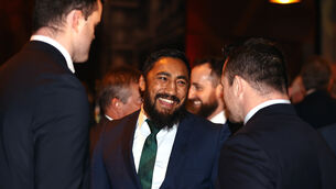 <p>WINNER, WINNER: Bundee Aki. Pic: Ben Brady, Inpho</p>