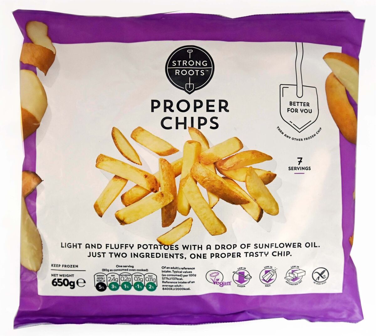 Strong Roots Proper Chips. Picture: Denis Minihane Strong Roots Proper Chips. Picture: Denis Minihane