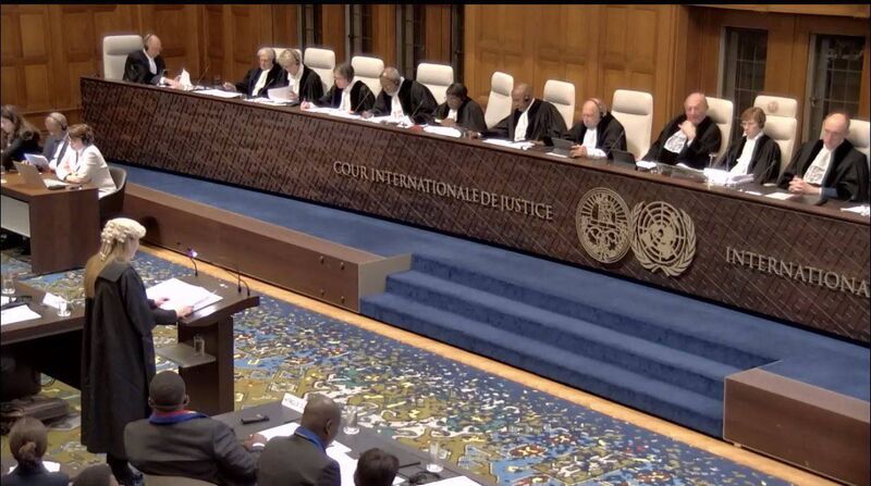 Blinne Ní Ghrálaigh KC speaking at the ICJ Picture: Palestine_UN Twitter/X Blinne Ní Ghrálaigh KC speaking at the ICJ Picture: Palestine_UN Twitter/X