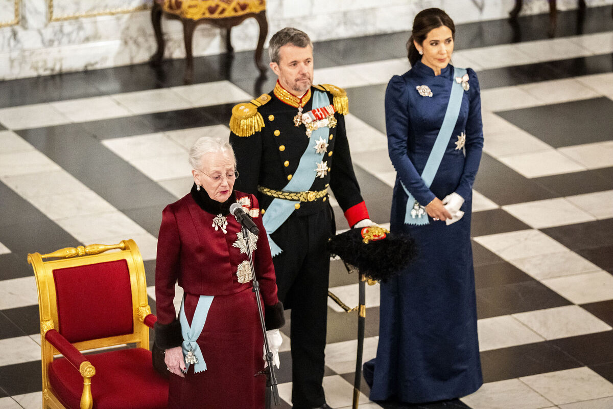 F Queen Margrethe, Crown Prince Frederik and Crown Princess Mary at Christiansborg Palace, Copenhagen, Denmark. Picture: Ida Marie Odgaard/Ritzau Scanpix via AP) F Queen Margrethe, Crown Prince Frederik and Crown Princess Mary at Christiansborg Palace, Copenhagen, Denmark. Picture: Ida Marie Odgaard/Ritzau Scanpix via AP)