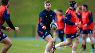 <p>PULLING STRINGS: Munster chief playmaker Jack Crowley. Pic: Morgan Treacy, Inpho</p>
