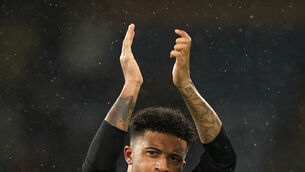 Jadon Sancho impressed on his return for Borussia Dortmund (Martin Rickett/PA)