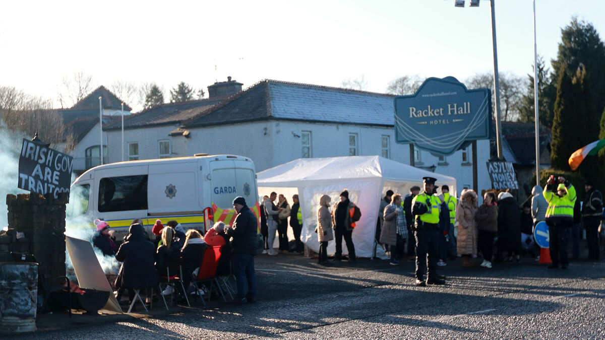 Roscrea: Man arrested after clashes between protesters and gardaí as first asylum seekers arrive - Vimarsana News