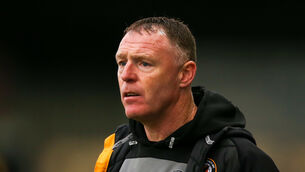 <p>MAN UTD NEXT: Newport County manager Graham Coughlan during the Sky Bet League Two match at the One Call Stadium, Mansfield. Picture date: Saturday November 18, 2023.</p>