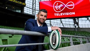 <p>Rob Kearney in attendance during the Virgin Media Television Guinness 6 Nations Analyst Announcement.</p>