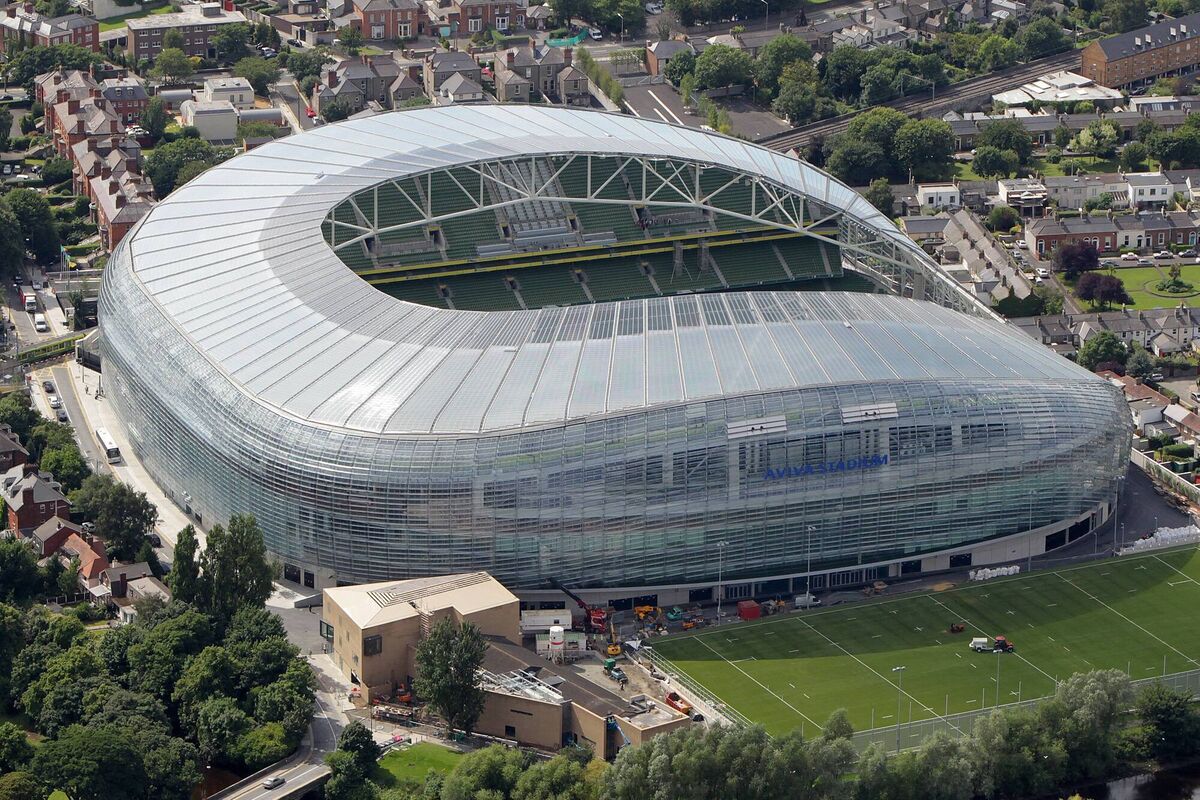 The Aviva Stadium. 