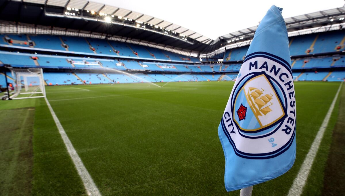 The Etihad Stadium.