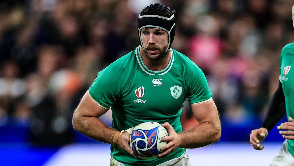Ireland’s Caelan Doris v New Zealand. Ireland’s Caelan Doris v New Zealand.