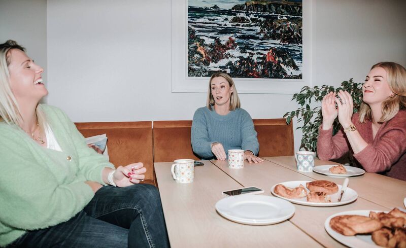 Jacqui Hurley, Derval O'Rourke, Mairead Ronan in conversation. Picture: Nina Val @nvksocial Jacqui Hurley, Derval O'Rourke, Mairead Ronan in conversation. Picture: Nina Val @nvksocial