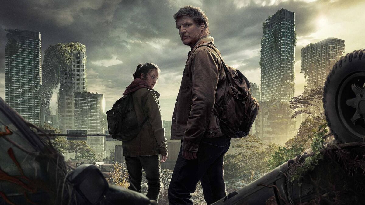 Bella Ramsey and Pedro Pascal in The Last of Us. 