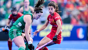 <p>SO NEAR...: Ireland’s Roisin Upton. Pic: Frank Uijlenbroek, Inpho</p>