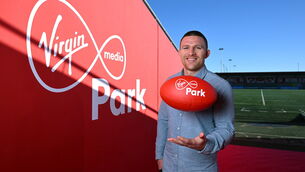<p>X-FACTOR: In attendance at Virgin Media Park in Cork ahead of VMTV’s coverage of the 2024 Six Nations, is Virgin Media Park ambassador Andrew Conway. Pic: Brendan Moran/Sportsfile</p>