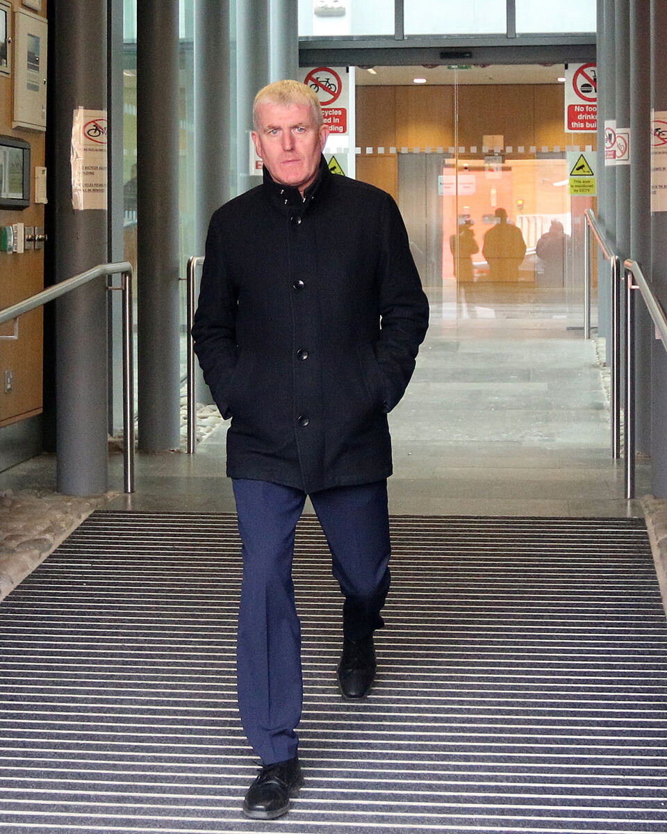 Limerick hurling manager John Kiely at the courthouse today. Picture: Brendan Gleeson