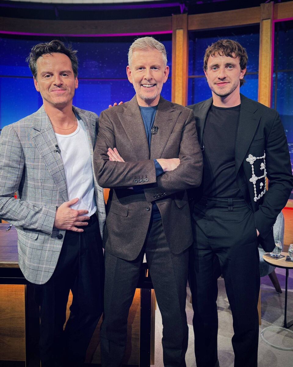 Andrew Scott, Patrick Kielty, and Paul Mescal