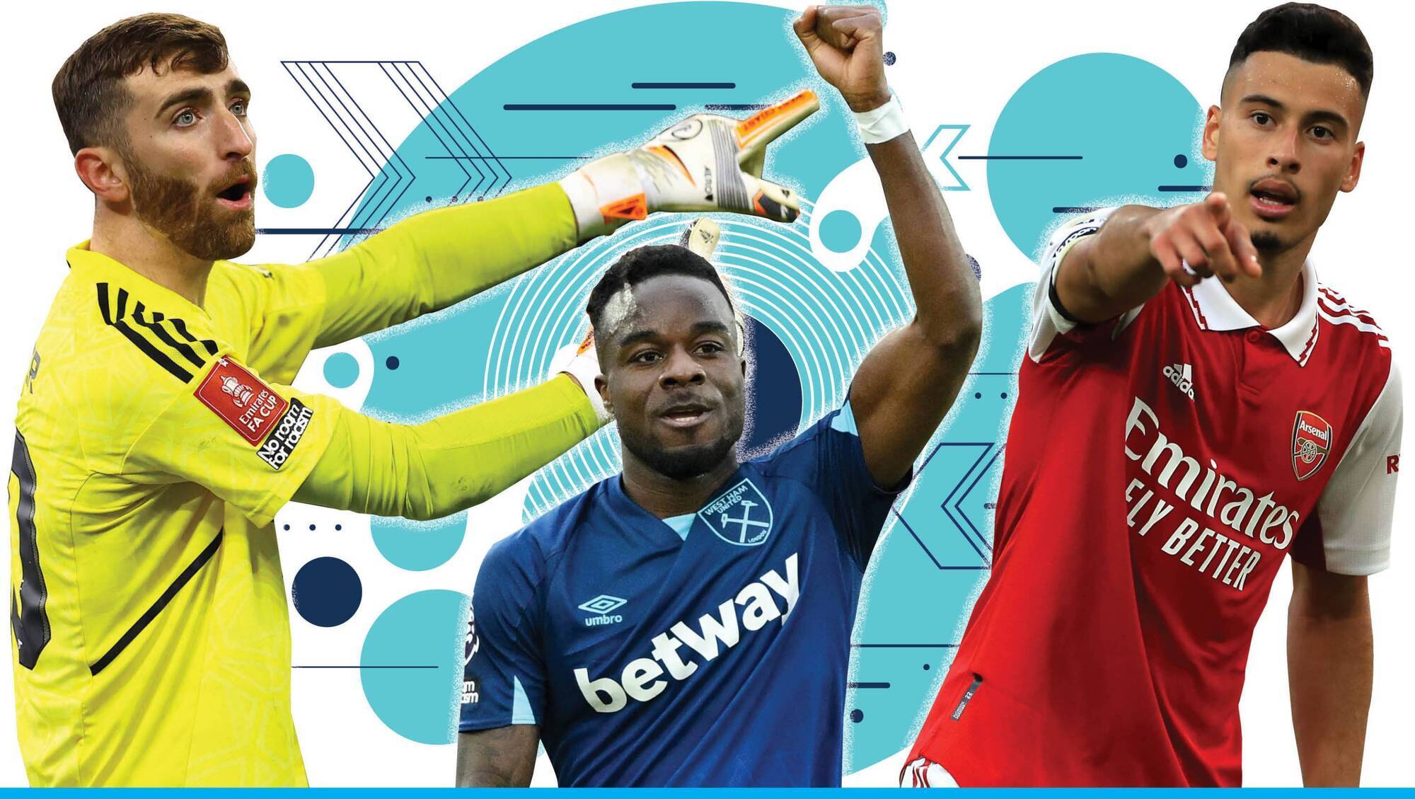 TALKING POINTS: Matt Turner, Maxwell Cornet and Gabriel Martinelli had varying degrees of success this weekend. 