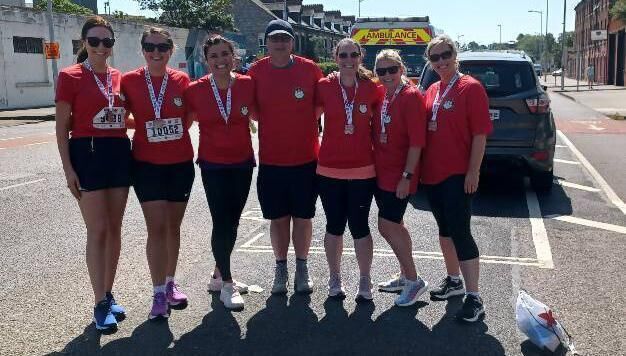 The Insurance Institute of Cork team that took part in the 2023 Cork City Marathon. 