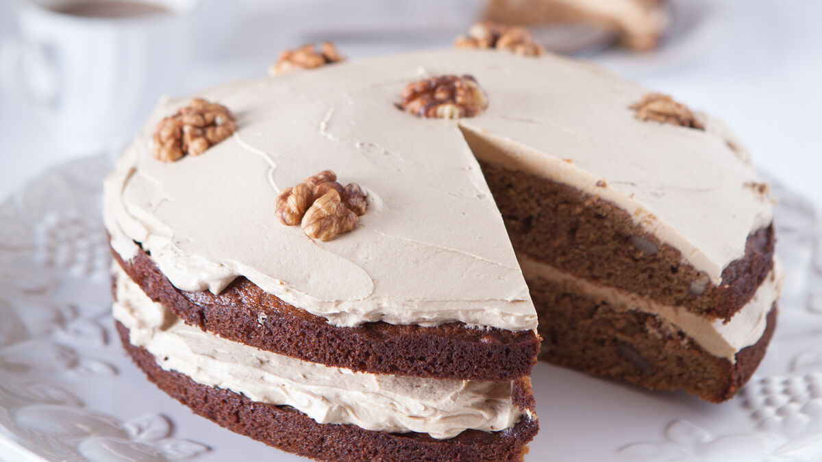 Coffee and Walnut Cake