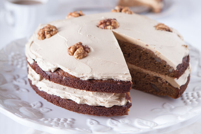 Coffee and Walnut Cake